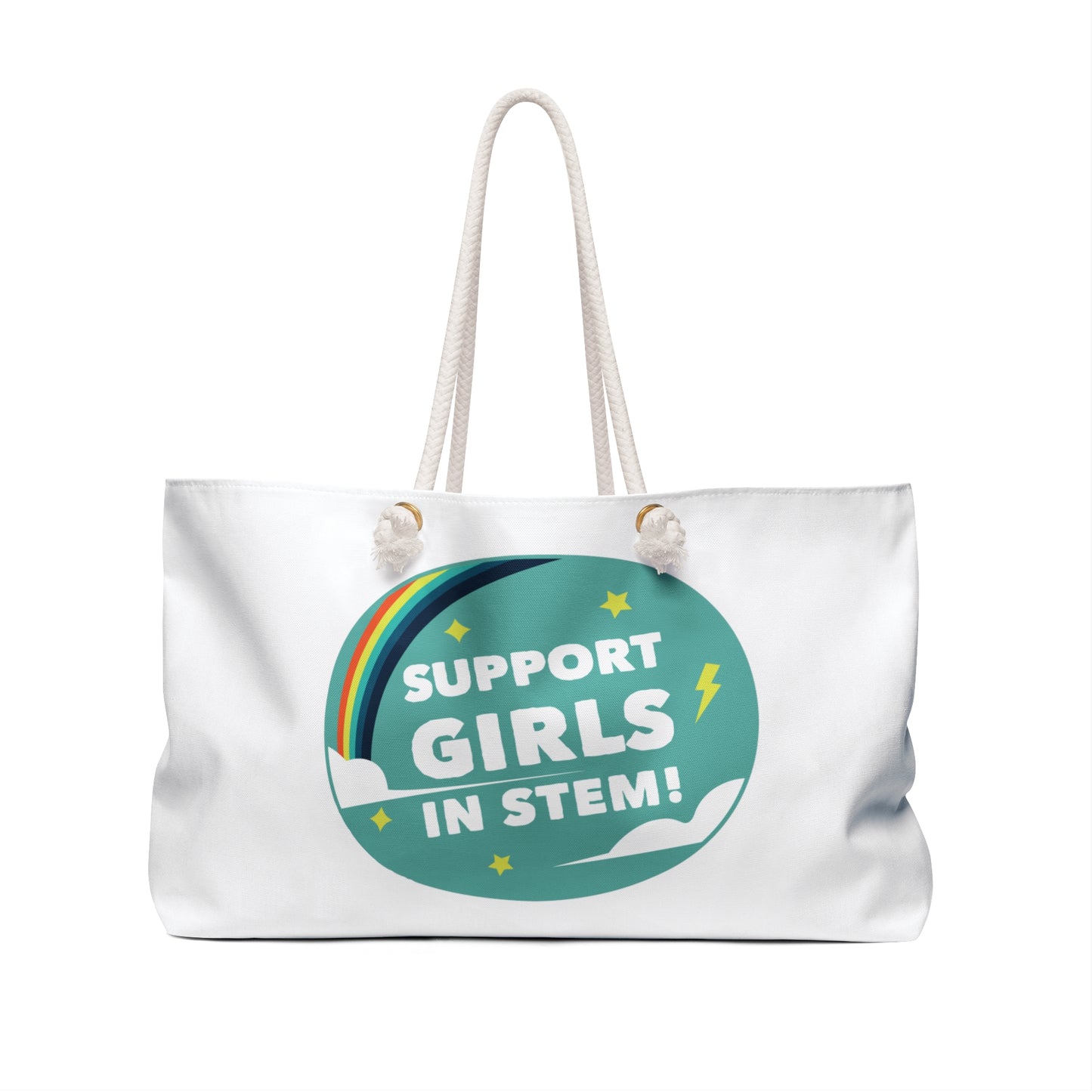 Support Girls in STEM Weekender Bag