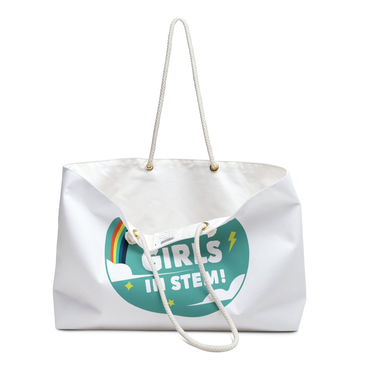 Support Girls in STEM Weekender Bag