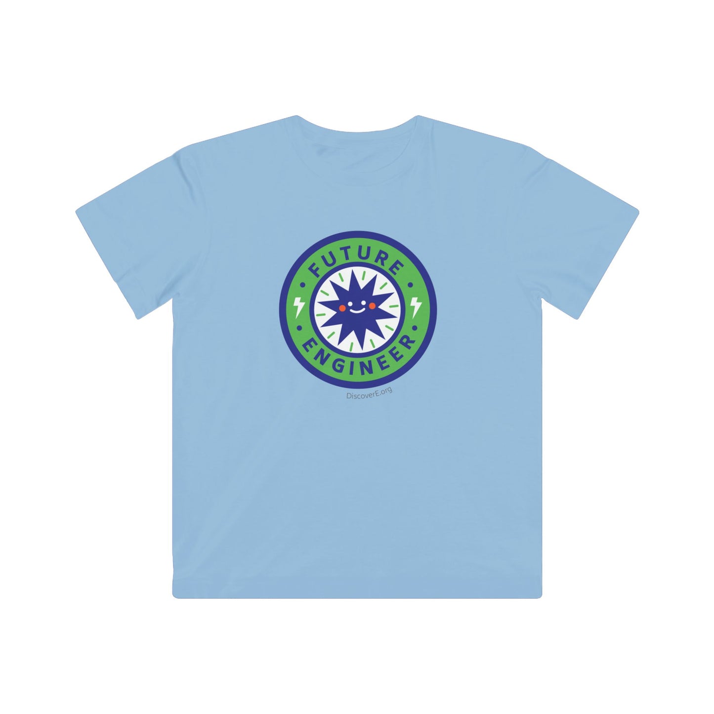 Kids Tee — "Future Engineer" Badge Graphic