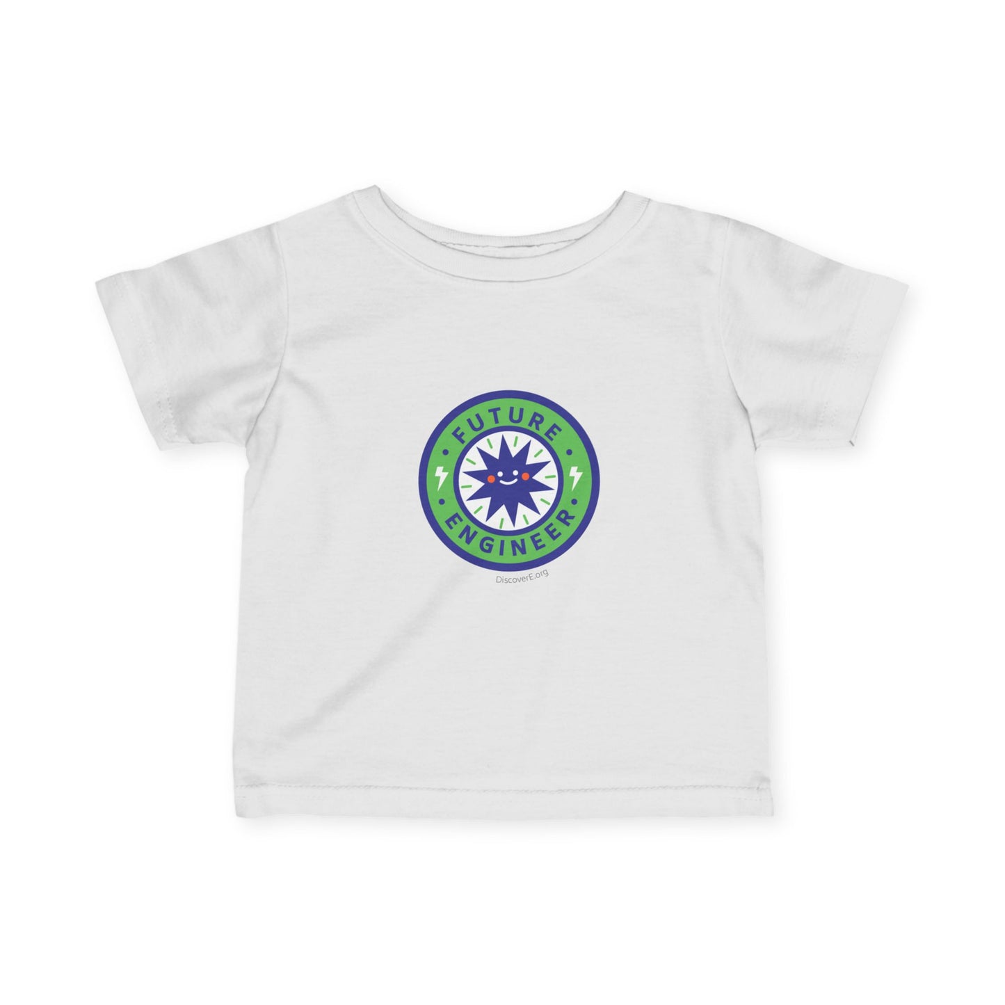 Infant Tee — "Future Engineer" Badge Baby Shirt