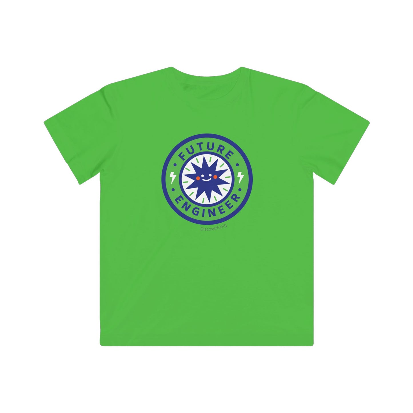 Kids Tee — "Future Engineer" Badge Graphic