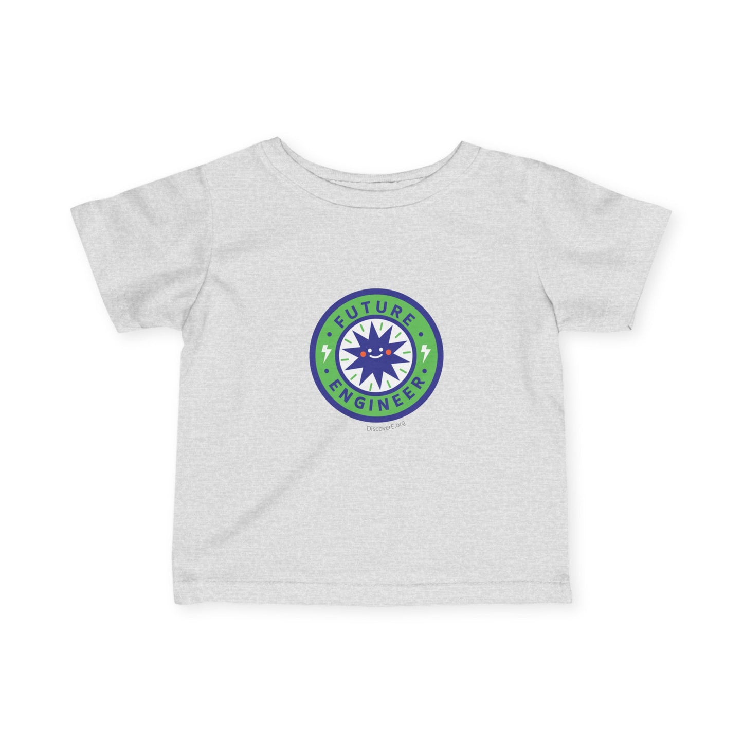 Infant Tee — "Future Engineer" Badge Baby Shirt