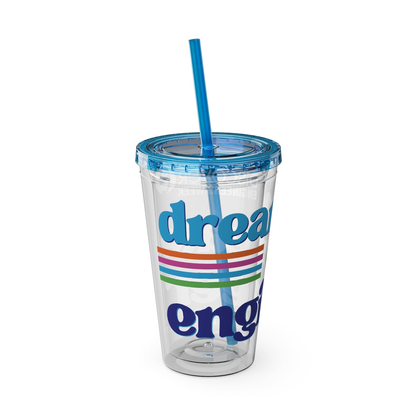 Engineers Week 2027 "Dream Create Engineer" 16oz Tumbler with Straw