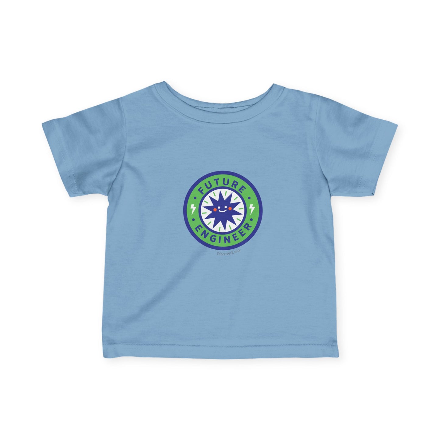 Infant Tee — "Future Engineer" Badge Baby Shirt
