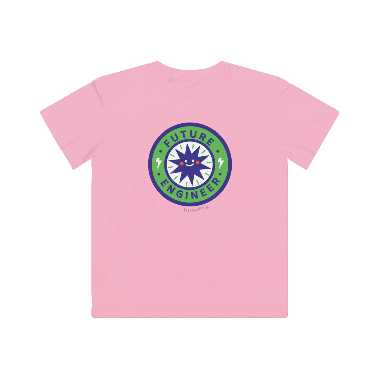 Kids Tee — "Future Engineer" Badge Graphic