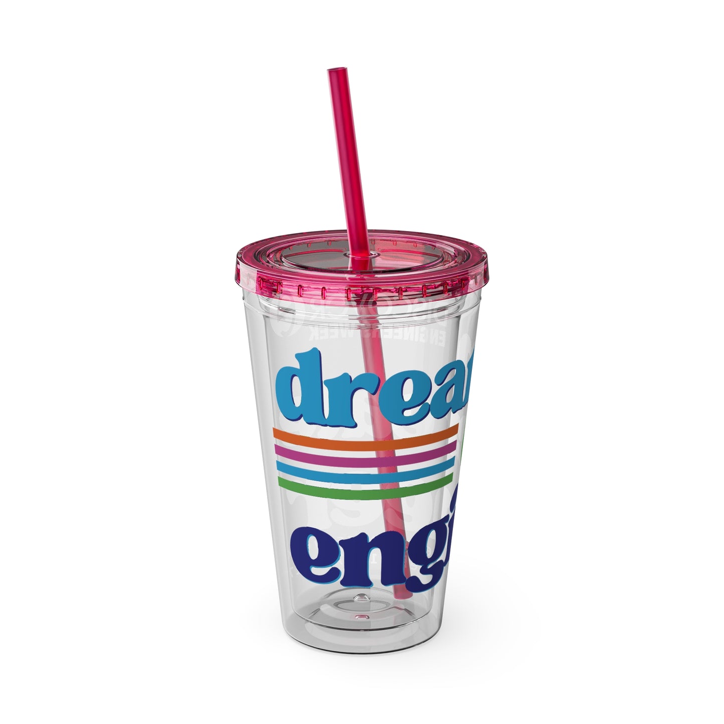Engineers Week 2027 "Dream Create Engineer" 16oz Tumbler with Straw