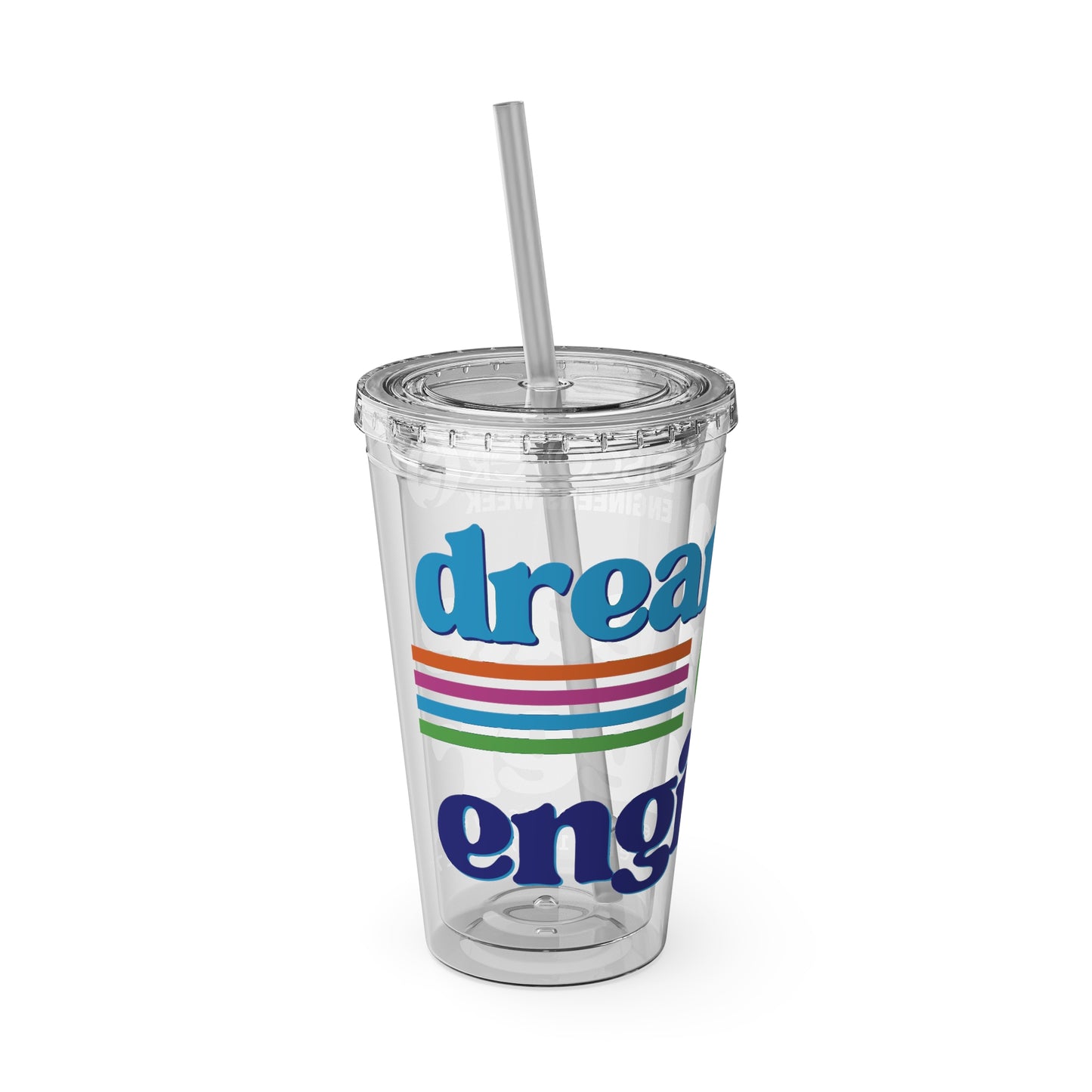 Engineers Week 2027 "Dream Create Engineer" 16oz Tumbler with Straw