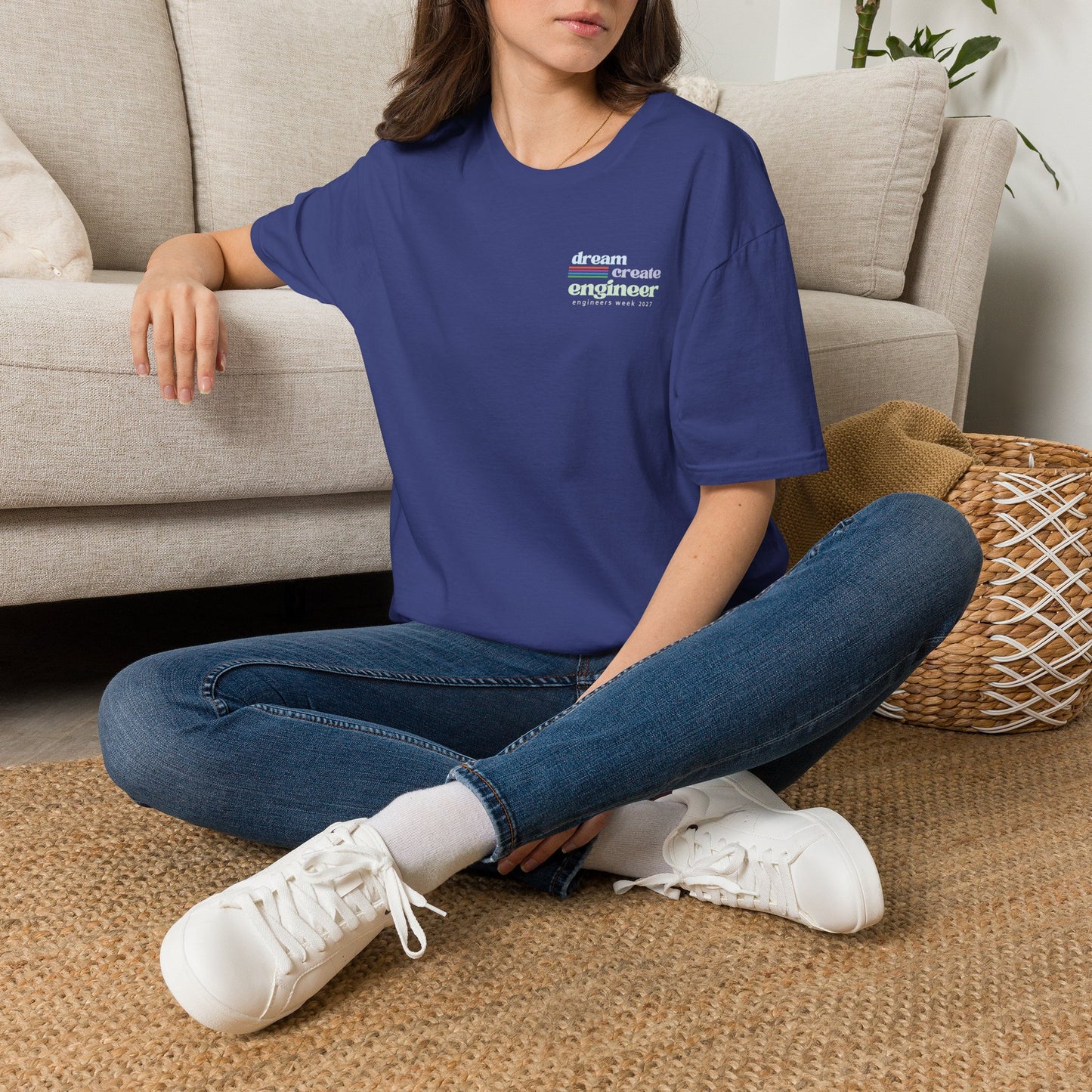 Engineers Week 2027 T-Shirt (crest) "Dream Create Engineer"