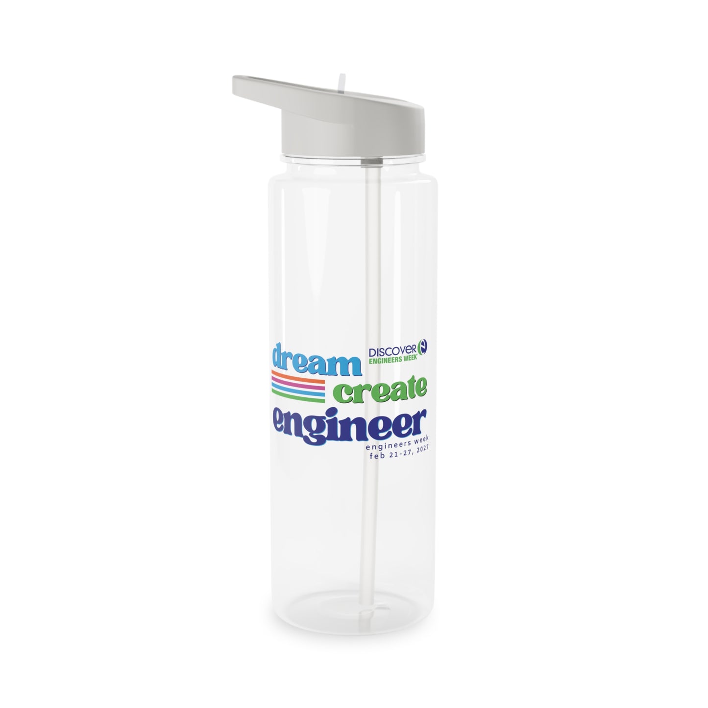 Engineers Week "Dream Create Engineer" Water Bottle