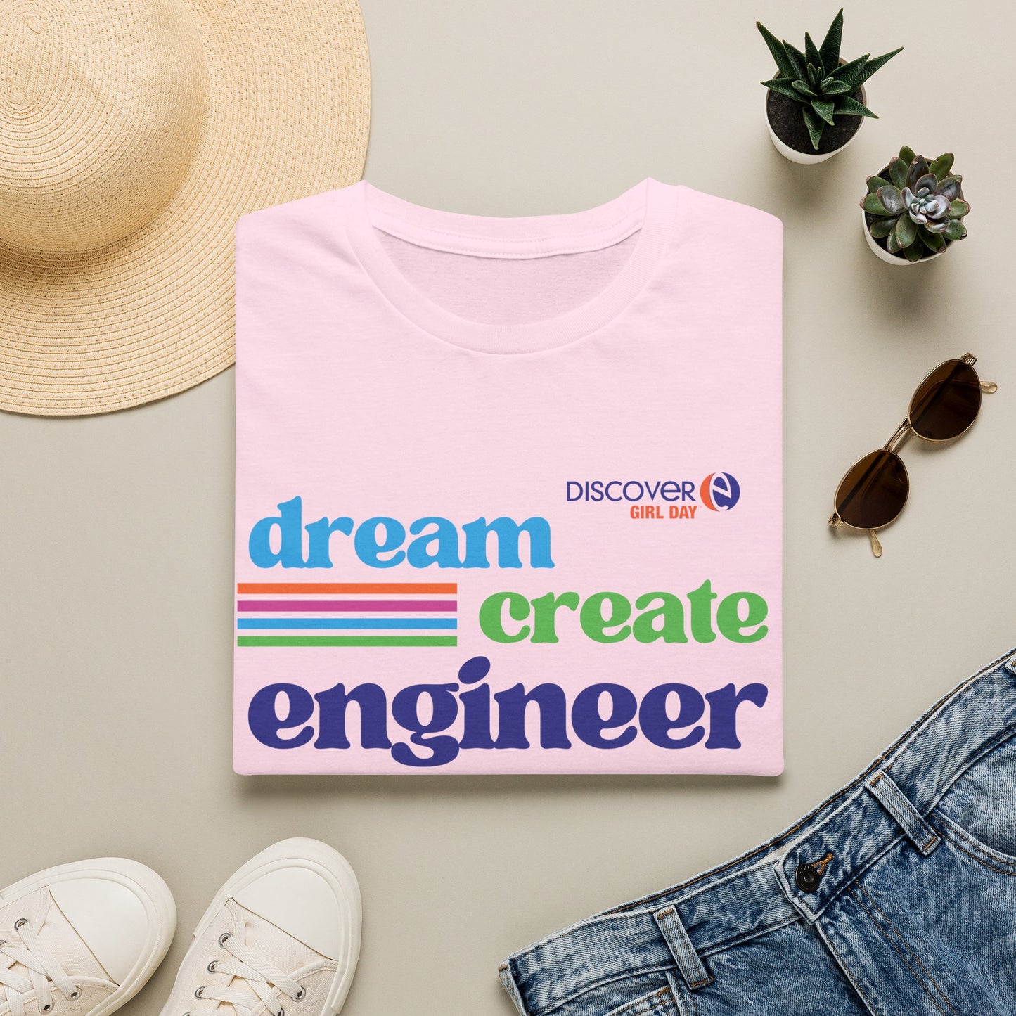 Girl Day 2027 Dream Create Engineer T-Shirt — Inspire the Next Generation STEM Tee