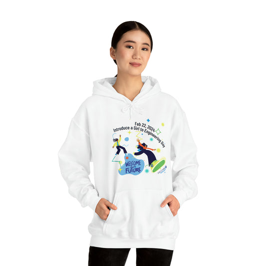 Introduce a Girl to Engineering 2024: Welcome to the Future Hoodie