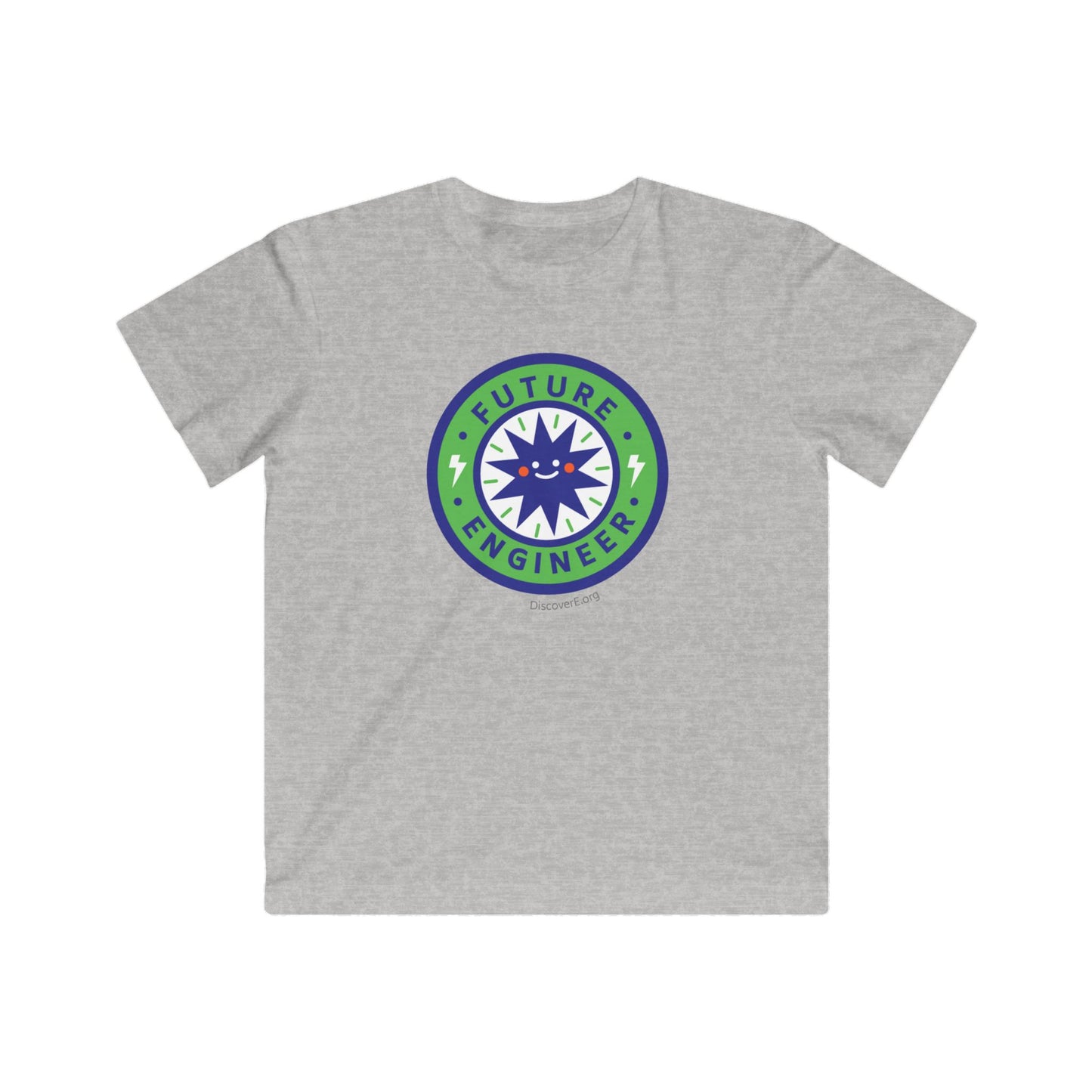 Kids Tee — "Future Engineer" Badge Graphic