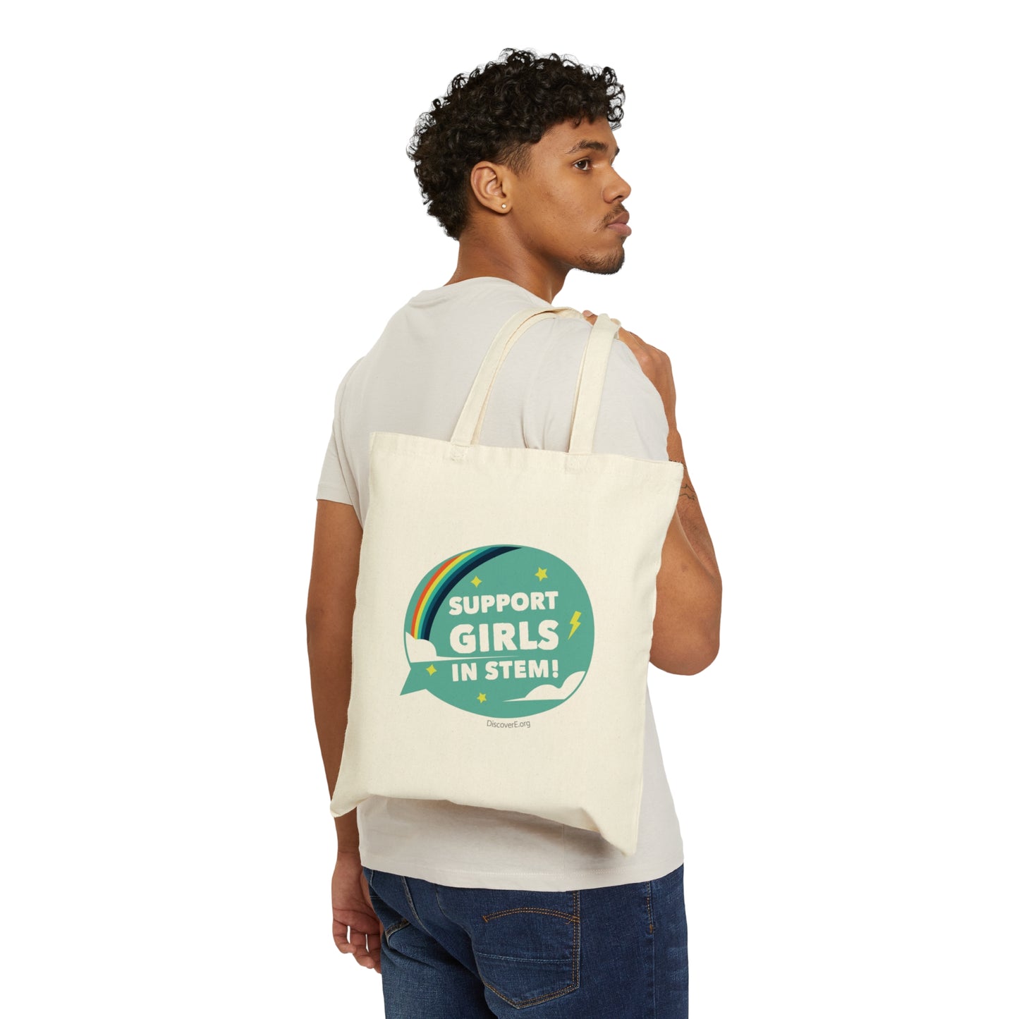 Support Girls In STEM! Cotton Tote