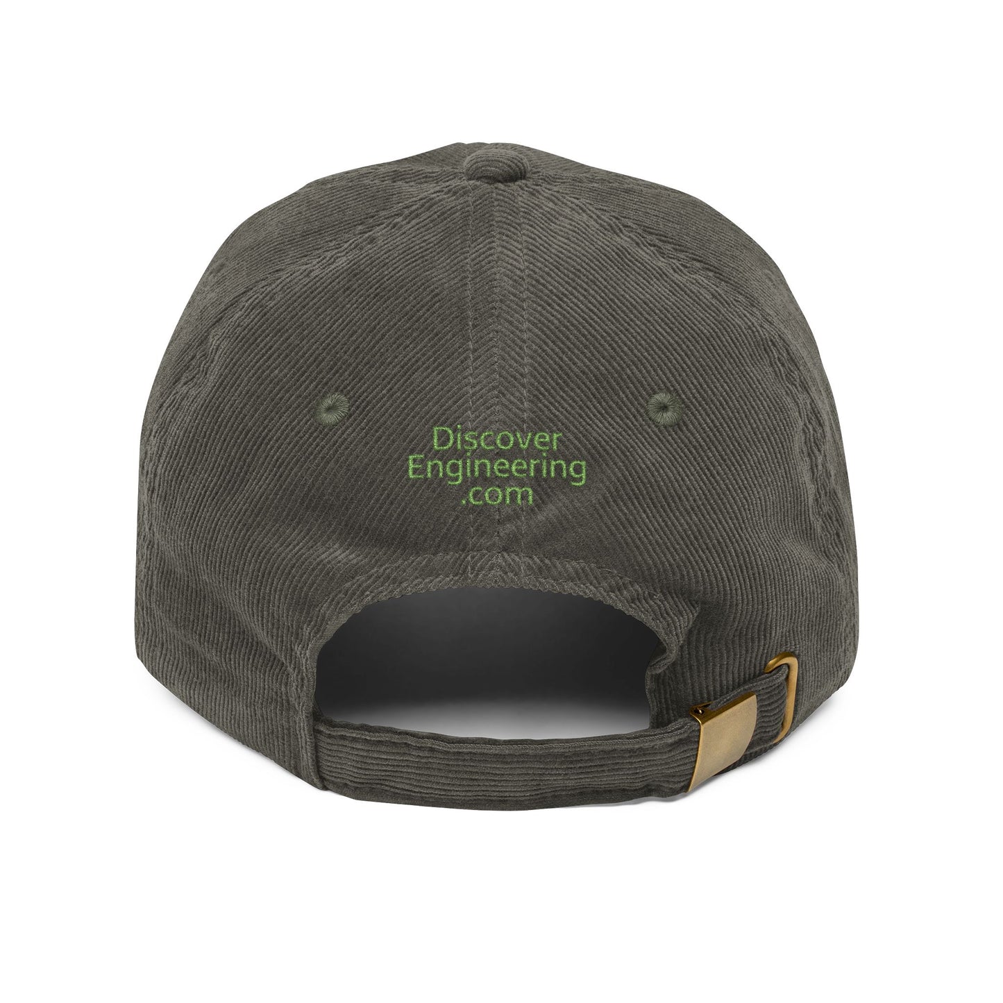 2027 Engineers Week "Dream Create Engineer"Vintage Corduroy Embroidered Cap Retro Baseball Hat