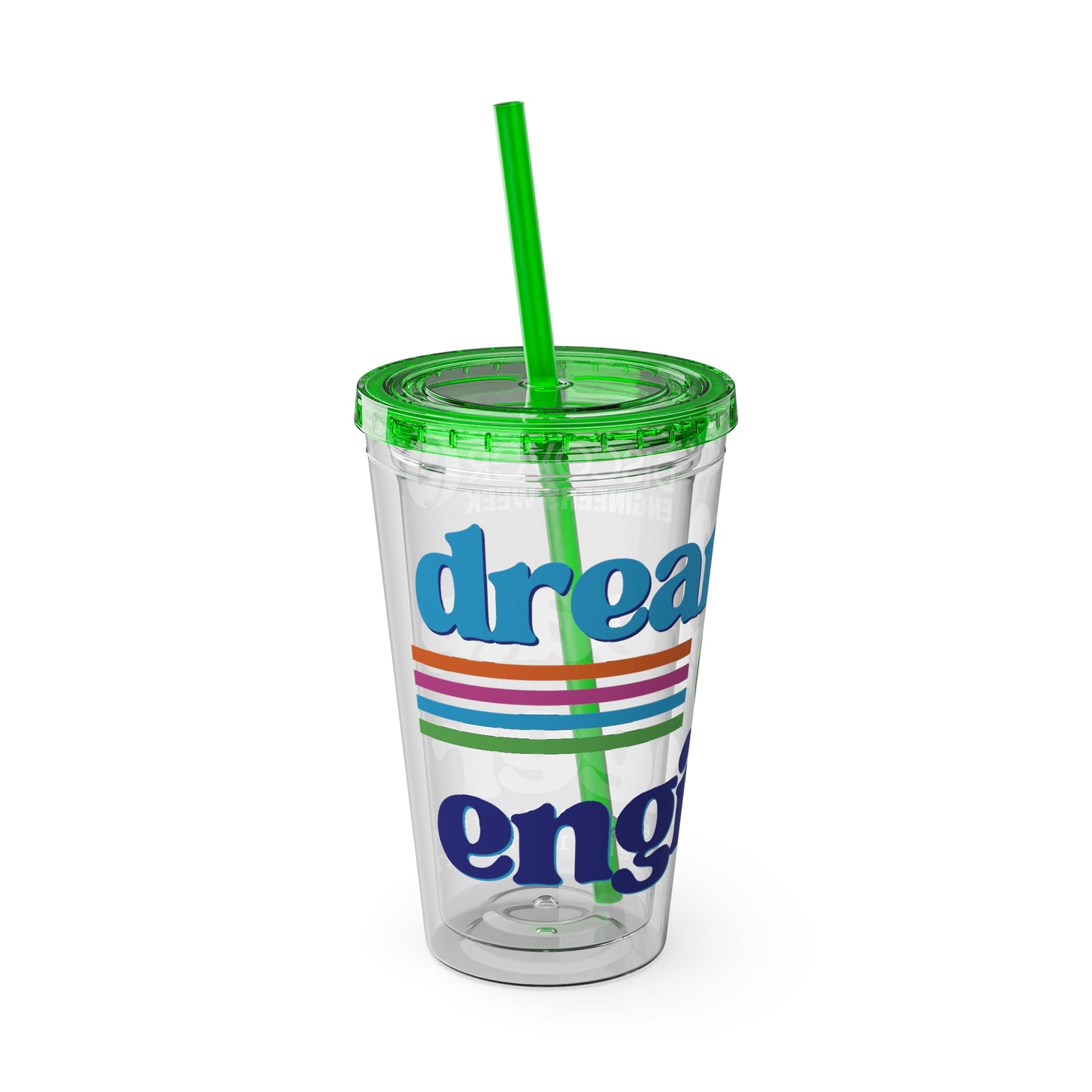 Engineers Week 2027 "Dream Create Engineer" 16oz Tumbler with Straw