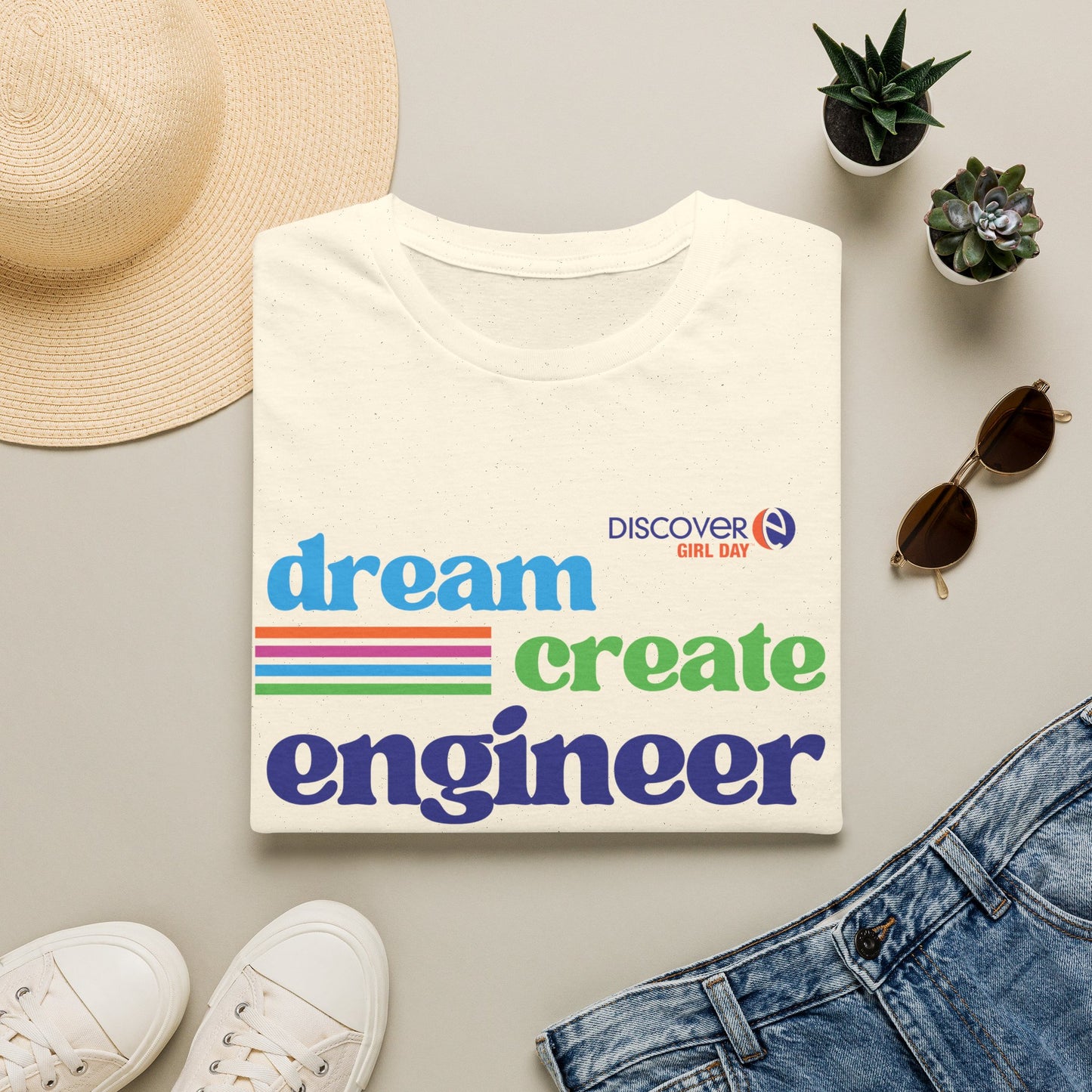 Girl Day 2027 Dream Create Engineer T-Shirt — Inspire the Next Generation STEM Tee