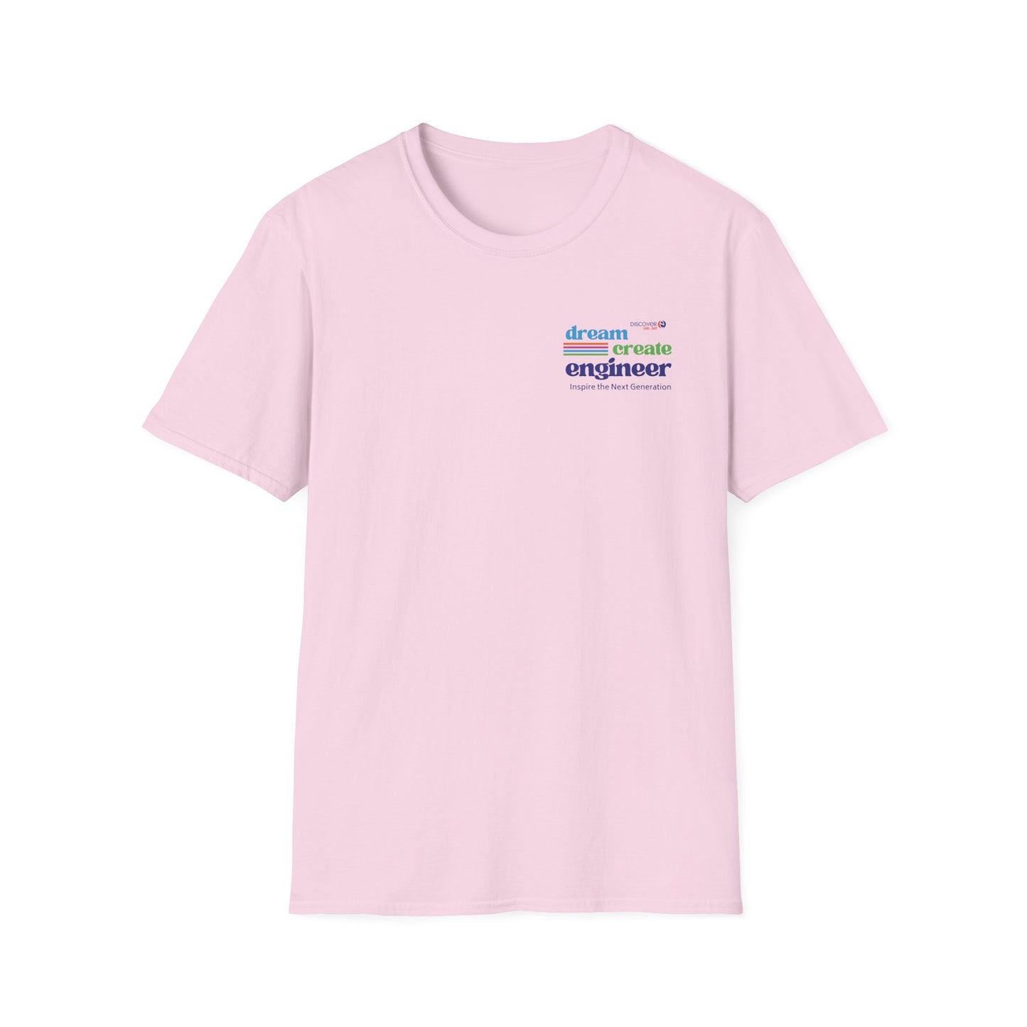 Girl Day 2027 (Crest) Dream Create Engineer T-Shirt — Inspire the Next Generation STEM Tee