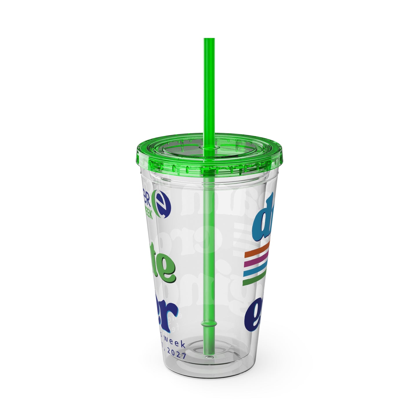 Engineers Week 2027 "Dream Create Engineer" 16oz Tumbler with Straw