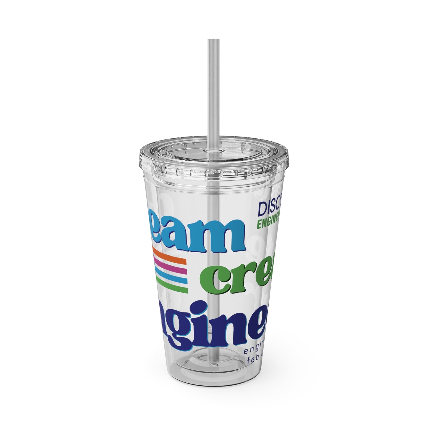 Engineers Week 2027 "Dream Create Engineer" 16oz Tumbler with Straw