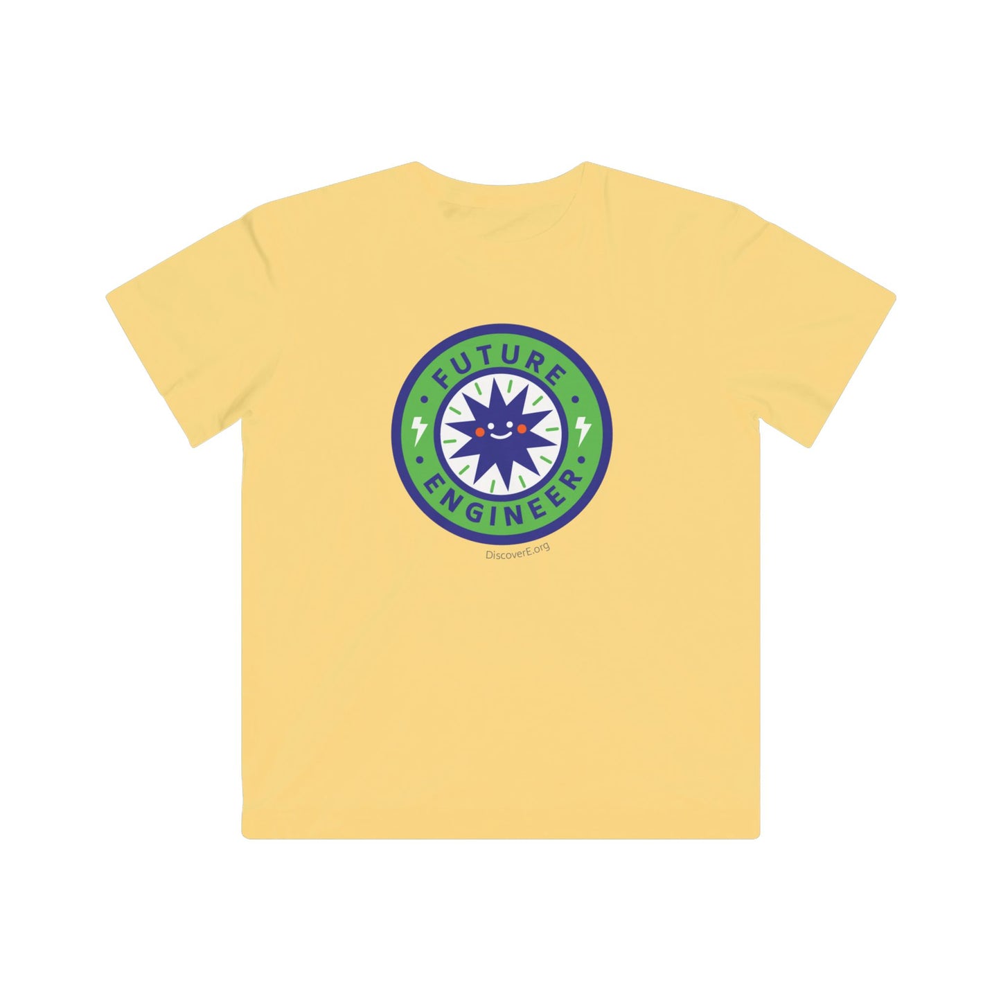 Kids Tee — "Future Engineer" Badge Graphic