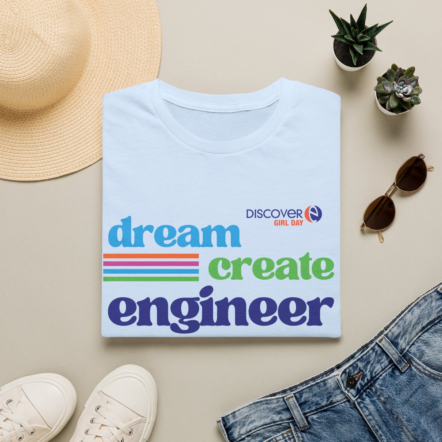Girl Day 2027 Dream Create Engineer T-Shirt — Inspire the Next Generation STEM Tee