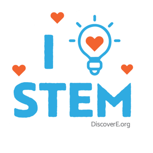 I (love) STEM Holographic Sticker [Bulk Pack]