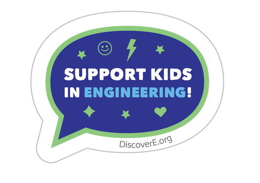 Support Kids in Engineering Sticker [Bulk Pack]